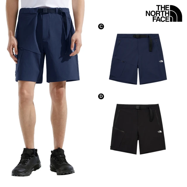 【The North Face 官方旗艦】男女款吸濕排汗短褲(多款任選)