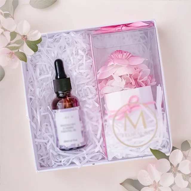 【Floral M】加州落日花園香氛擴香禮盒 含30ml品牌香氛油(居家香氛/香水精油/香氛擴香花/擴香禮物/送禮)