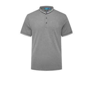 【G2000】速乾立領網眼布短袖T恤-月光銀色(4614327293)