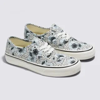 【VANS 官方旗艦】Authentic VR3 SF 白底藍色動物紋花朵圖案滑板鞋