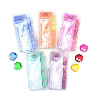 【LYRA】三角洞洞筆12入+造型筆擦超值組-多色可選(文具組 開學必備 洞洞鉛筆 橡皮擦 筆削)