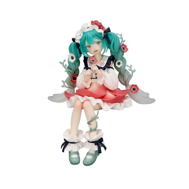 【FuRyu】初音未來 MIKU 秋牡丹花之妖精 泡麵蓋 公仔