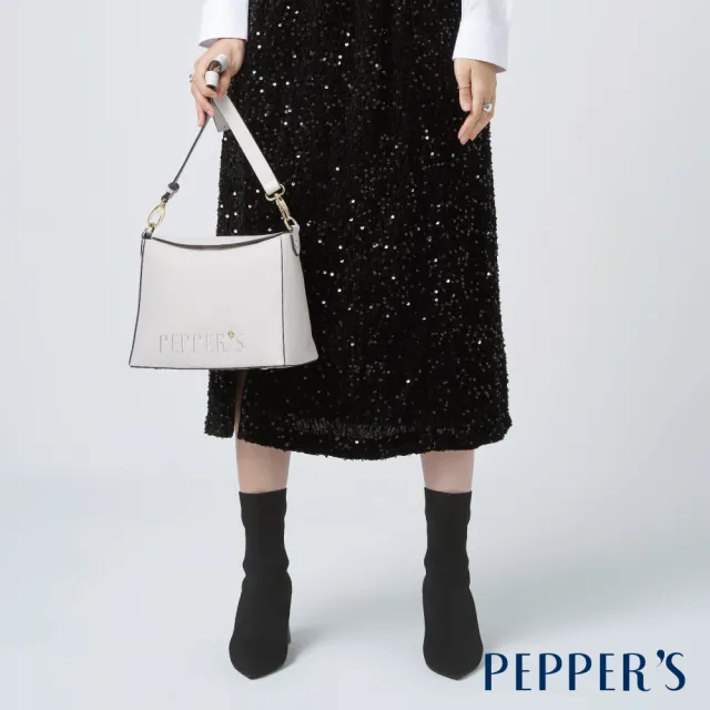 【PEPPER’S】雙11 INK 牛皮翻蓋單肩方包 - 雲杉綠/象牙灰/檸檬黃(真皮包包 斜背包 梯形包 真皮 