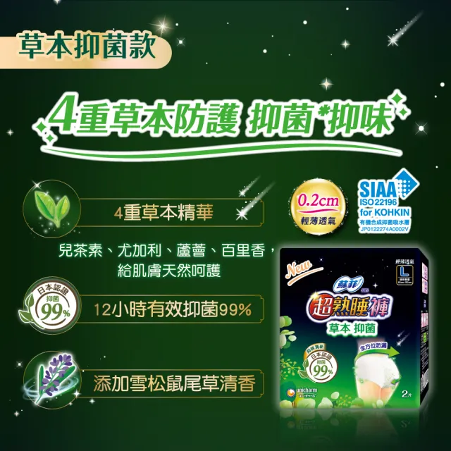 【Sofy 蘇菲】超熟睡褲型衛生棉 一般型M-XL(共12片)