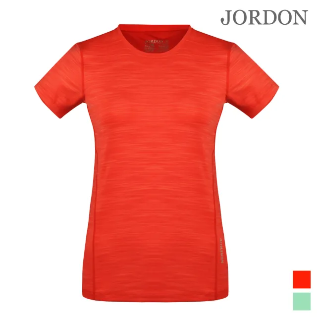 【JORDON 橋登】吸濕快乾短袖圓領T(女短袖/女T恤)