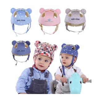 【KIDS PARK】歐美定制護頭防撞帽 K款(寶寶學步防摔帽/嬰兒學走路防摔護頭帽/透氣防撞安全帽/兒頭部保護墊)