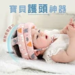 【KIDS PARK】360度護頭防撞帽(調頭圍/魔鬼氈+綁帶/透氣/高彈海綿/寶寶學步防摔帽)