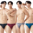 【PLAYBOY】4件組親膚錦絲零著感彈性平口/三角褲(吸濕排汗-男內褲)