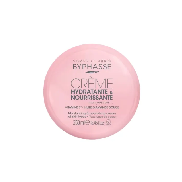 【BYPHASSE 蓓昂斯】保濕修護嫩膚霜x1入 臉/身體適用(粉嫩寶寶香 立即潤澤 細緻嫩膚 彈潤透亮)