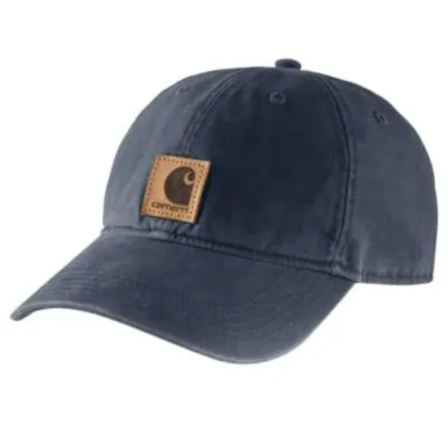 【carhartt】Carhartt ODESSA經典老帽/鴨舌帽/牛皮革標/厚磅粗帆布石洗老舊感 棒球帽 帽子(美國平行輸入)