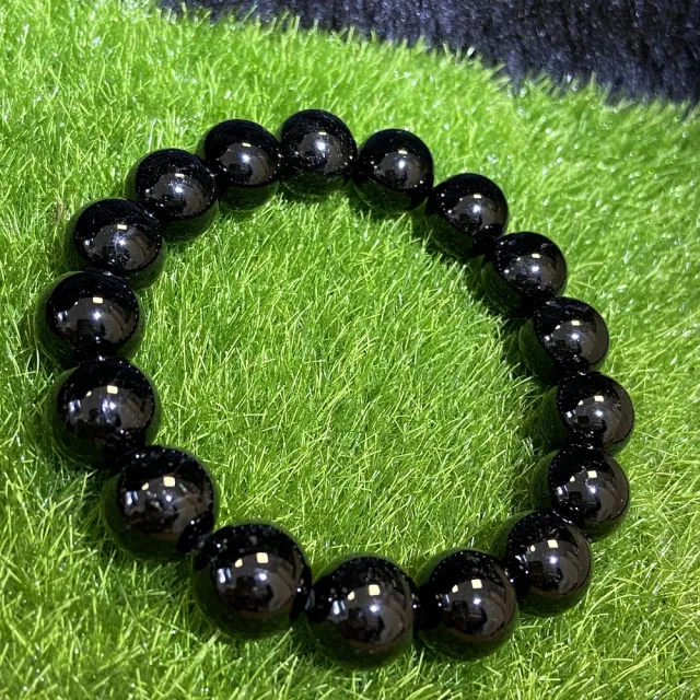 【Cozy 世界水晶原礦與茶】黑碧璽手珠 8mm 33-4(消除負能量與電磁波)