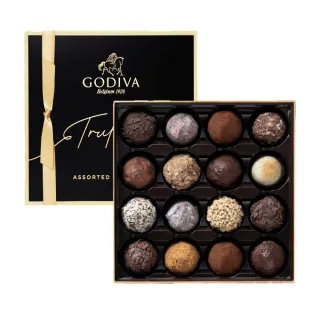 【GODIVA官方直營】松露巧克力禮盒16顆裝(生日禮、情人節、聖誕節)