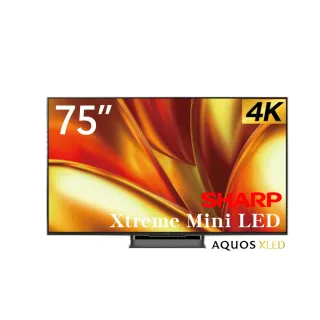 【SHARP 夏普】58H快配★75型 AQUOS LED 4K Google TV聯網顯示器(4T-C75GU8500X)