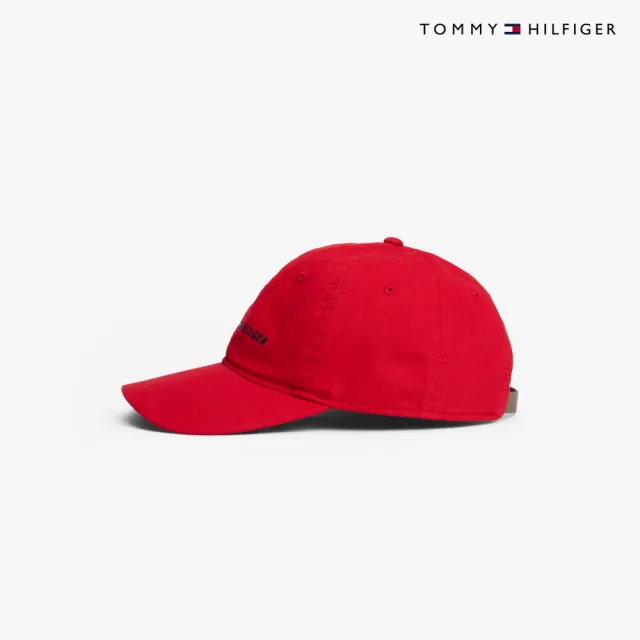 【TOMMY HILFIGER】官方旗艦館Core Hilfiger 棒球帽_紅色