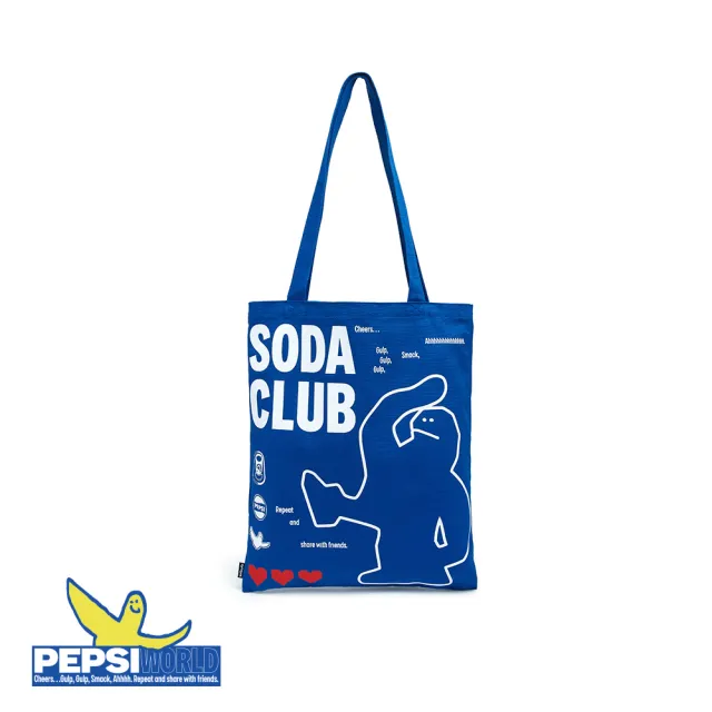 【Mark Gonzales】MG X Pepsi Soda Club 托特包-藍色(百事可樂聯名)