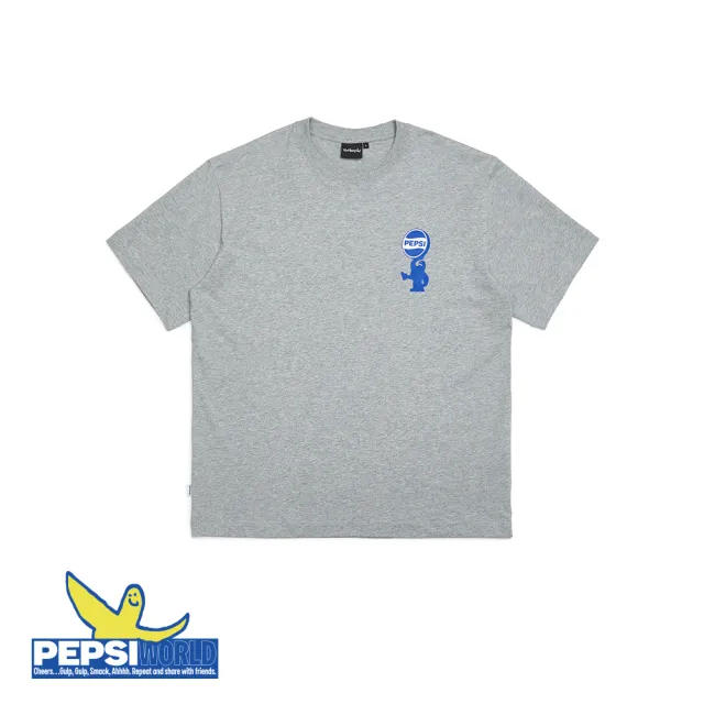 【Mark Gonzales】男女同款 MG X Pepsi Soda Club T恤-灰色(百事可樂聯名)