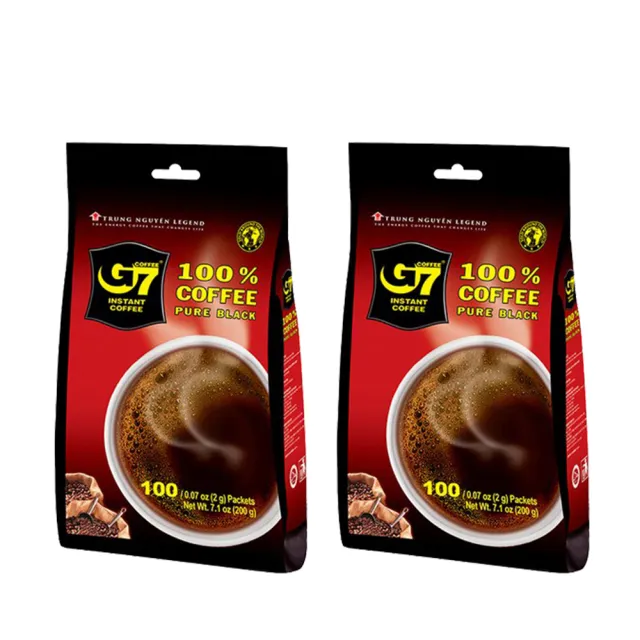 【G7】純咖啡 100入x2包(量販包)