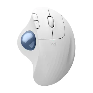 【Logitech 羅技】Ergo M575S 無線軌跡球(珍珠白)