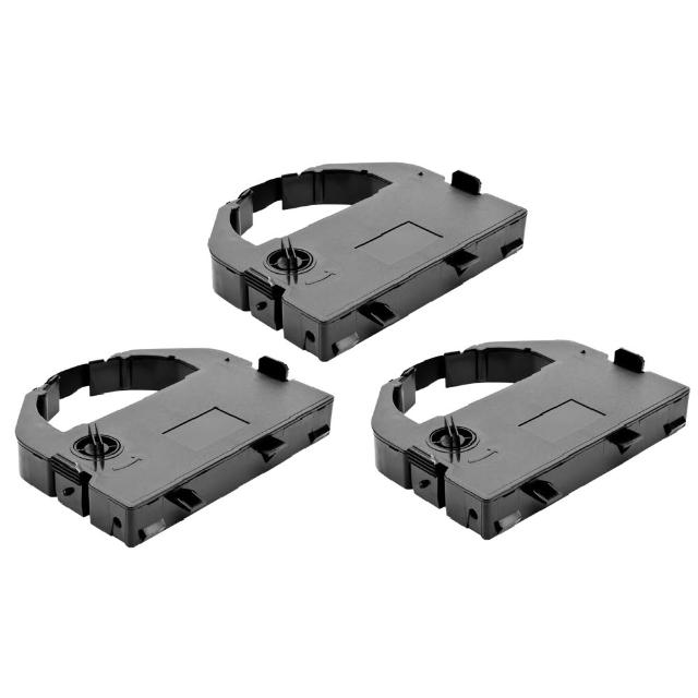 【UFOTEC】3入組 EPSON S015016 色帶 LQ-670K/LQ-680K/LQ-680C/LQ-1060/LQ-2500/LQ-2550(S015536)