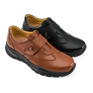 【A.S.O 阿瘦集團】A.S.O 活氧氣墊系列-黏帶健康氣墊鞋(男鞋_2色任選)