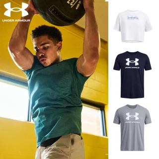 【UNDER ARMOUR】UA 男女款 LOGOT 運動短T(多款任選)