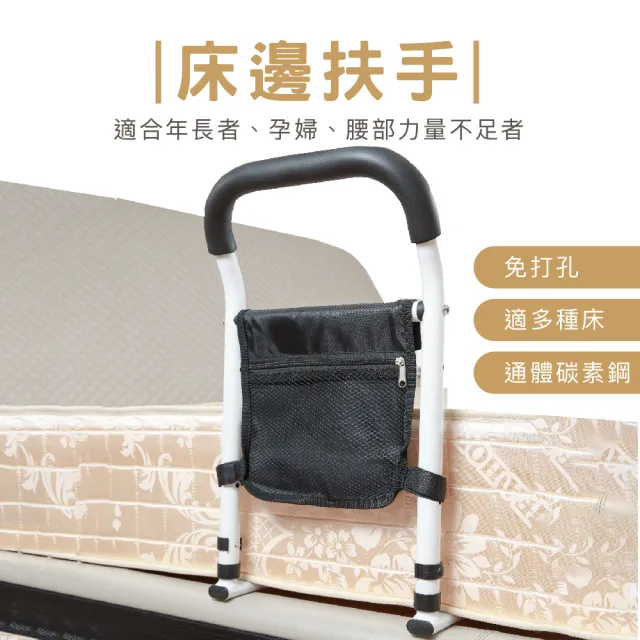 【KIDS PARK】床邊安全扶手/經典款(耐用床邊護欄/老人孕婦床邊扶手/輔助起身扶手架/生活防摔照護)