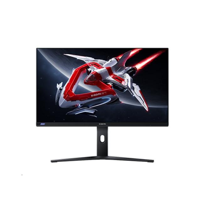  小米 G Pro 27i 27吋 LCD 電腦螢幕，採用 IPS 面板，提供 QHD (2560 x 1440) 高解析度，1ms 超快反應時間與超過 351 cd/m² 亮度，適合電競與專業使用。支援 HDMI 與 DisplayPort 輸入，178° 廣視角，WLED 背光，薄邊框超薄機身設計，可 VESA 75x75mm 壁掛。含基座重量 6.8kg，尺寸 613.35 x 169.45 x 526.5mm，提供 2 年保固與色彩準確度報告。包裝內含螢幕、基座、電源供應器、手冊、DP 纜線等。 