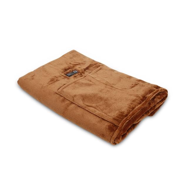 【WONDER 旺德】可機洗發熱保暖披肩(WH-W29BU)