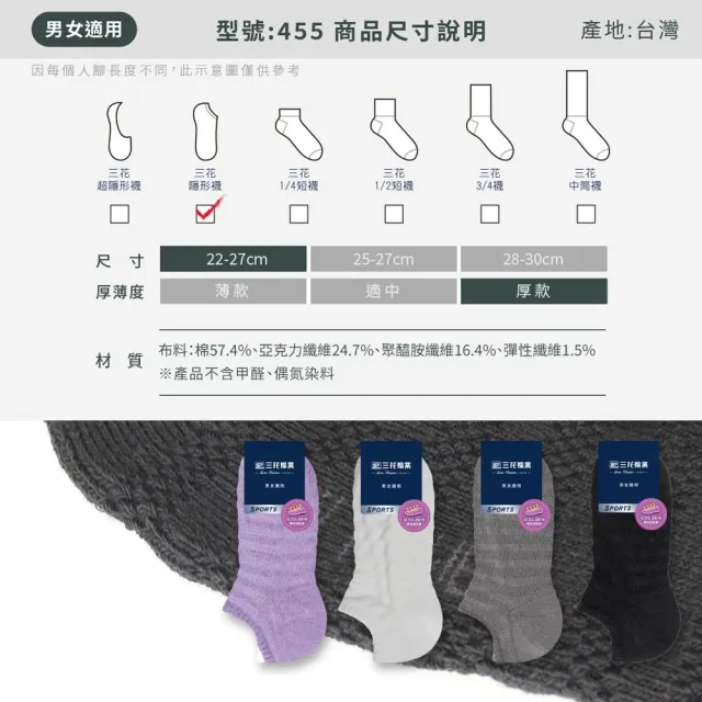 【SunFlower 三花】12雙組 超透氣隱形運動襪.襪子
