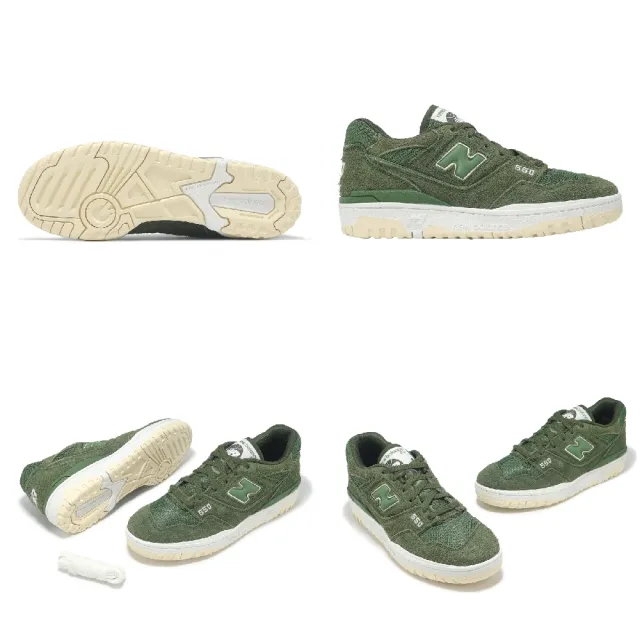 【NEW BALANCE】休閒鞋 550 男鞋 綠 白 復古 NB 紐巴倫(BB550PHB-D)