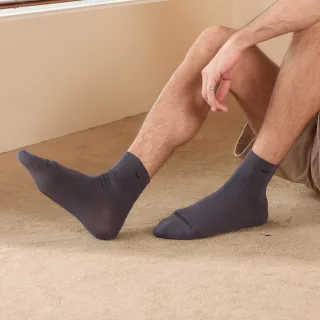 【SunFlower 三花】6雙組加大襪無痕肌1/2休閒襪(適用襪.襪子.大尺碼襪)