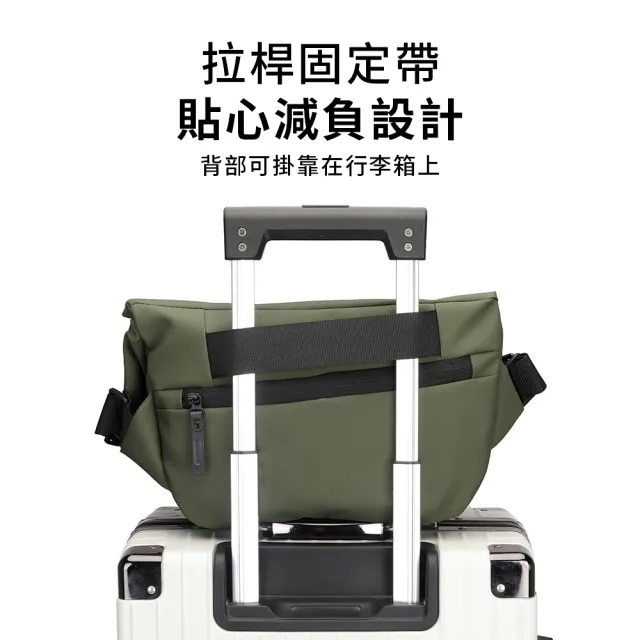 【Starshop】雙11 快拆磁吸斜跨包 騎士胸包 日常通勤包 側背包 腰包 休閒包 單肩包 男生包包(開