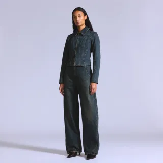【LEVIS】BLUETAB™ 高腰丹寧牛仔寬褲 / 日本面料 / 燈籠褲 女生牛仔褲 人氣新品 003JK-0000