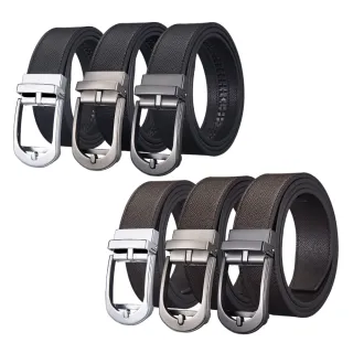 【本革職人】真皮 115cm自動扣皮帶 極光動感流線美學 免鑽孔伸縮自動扣皮帶(父親節送禮、禮物)