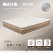 【H&D 東稻家居】MIT台灣製國民系列-3.5尺土星正三線海藻紗獨立筒床墊(單人加大床墊)