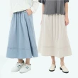 【GIORDANO 佐丹奴】女裝 肌理感 中長裙 九分褲裙 直筒長褲 寬褲(多色任選)