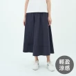 【GIORDANO 佐丹奴】女裝 肌理感 中長裙 九分褲裙 直筒長褲 寬褲(多色任選)