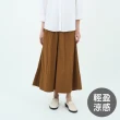 【GIORDANO 佐丹奴】女裝 肌理感 中長裙 九分褲裙 直筒長褲 寬褲(多色任選)