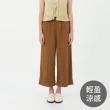 【GIORDANO 佐丹奴】女裝 肌理感 中長裙 九分褲裙 直筒長褲 寬褲(多色任選)