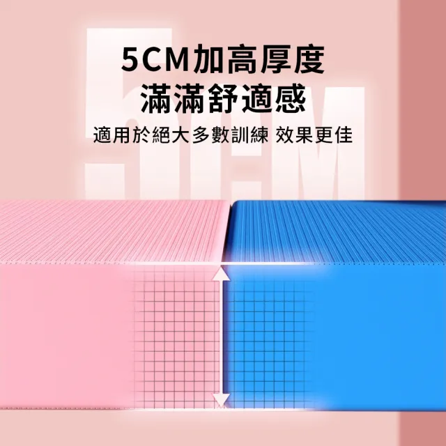 【QMVF】多功能超慢跑運動墊 40X33CM 厚4CM 平板支撐平衡墊 居家核心訓練跪墊 跳繩墊 冥想墊 瑜伽墊
