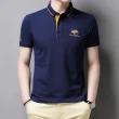 【Billgo】馬球刺繡男上衣短袖POLO衫 4色 M-3XL｜休閒男春夏棉質上衣 比爾購服飾(質感、親膚、百搭)