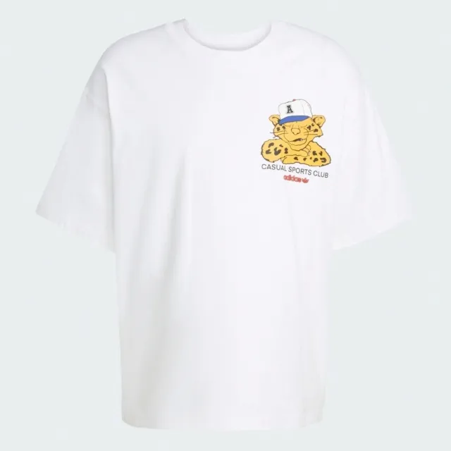 【adidas 愛迪達】Graphic Os Ss T 男 T恤 運動上衣 休閒短袖 白 亞版(JW0158)