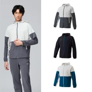 【MIZUNO 美津濃】抗UV 合身版型 針織連帽外套 32TCC534XX（任選一件）(外套)