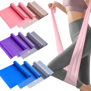 【keep power】瑜珈彈力帶 套組/多磅數組合/初階到進階(瑜珈彈力片 阻力帶 瑜珈帶 拉力帶 提拉皮斯帶)