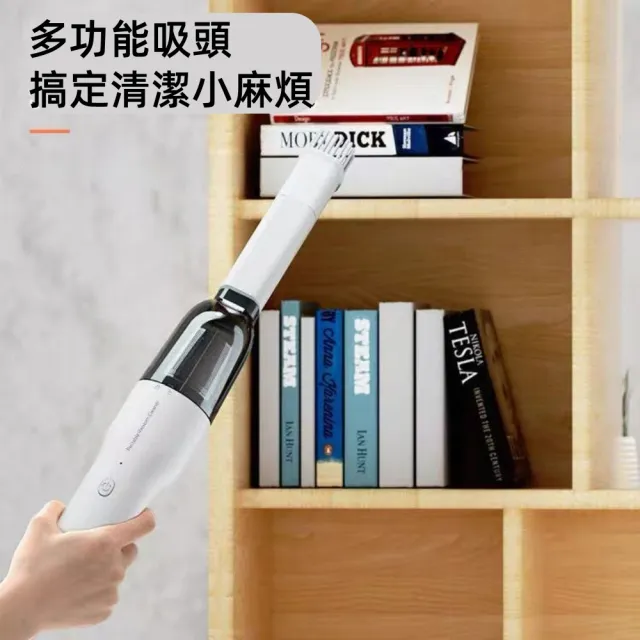 【思の選】咖啡粉吸塵器吧臺咖啡粉塵清潔器磨豆機吸粉器小型無線充電吸粉掌上(車載吸塵器無線)