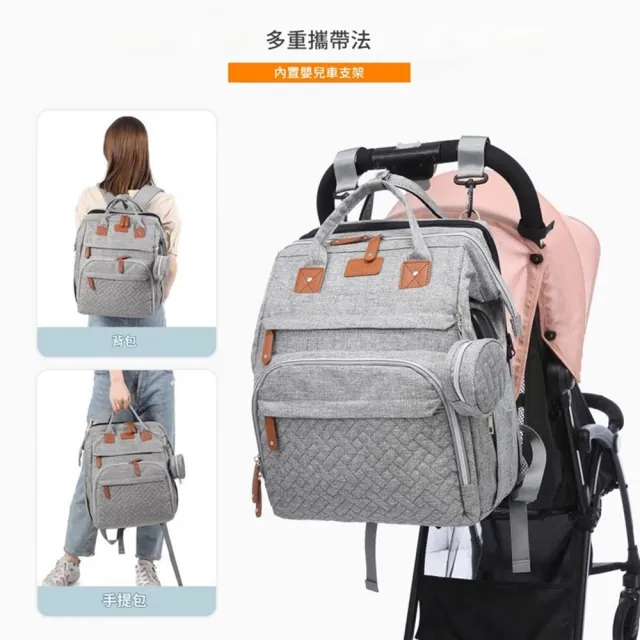 【米蘭精品】現貨+預購 多功能媽媽包後背包防水包收納包待產包隨身大容量育兒包(便攜女包包4色t1me24)