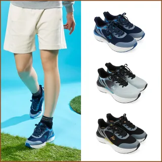 【A.S.O 阿瘦集團】A.S.O 活力雙核心系列-全透氣漸層綁帶運動鞋(男鞋_2色任選)