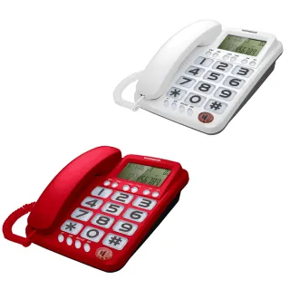 【WONDER 旺德】大鈴聲大聲音電話機(WT-06)