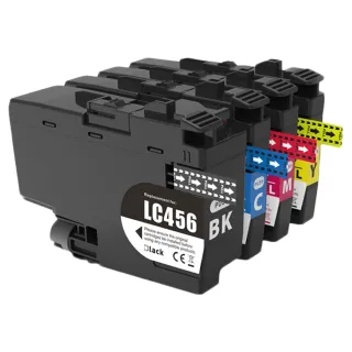 【TC】Brother 四色任選 LC456 456 全新相容墨水 黑/藍/紅/黃 墨水(適用 MFC-J4340DW MFC-J4540DW)