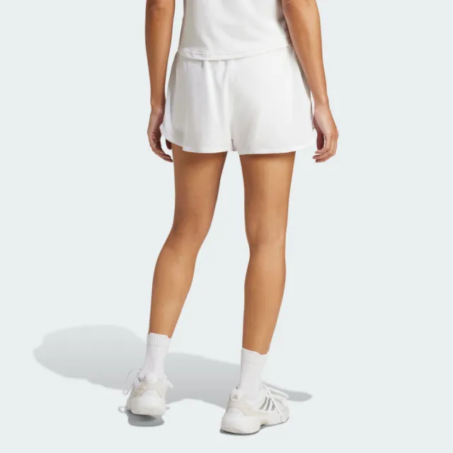【adidas 愛迪達】Club Short 女 短褲 運動短褲 休閒短褲 白 亞版(JE7114)